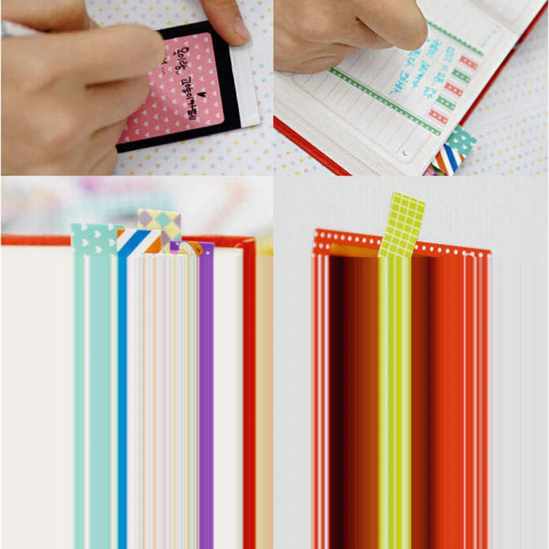 Vivid color Film Polaroid Masking Craft Photo Decoration Stickers Tape Paper