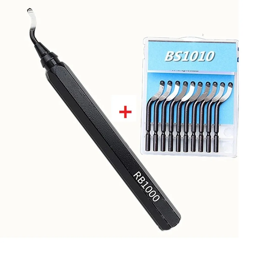 Metal Handle Burr Trimmer Knife RB1000 Edger Scraper HSS Pipe Quick Clamping Deburring Trimming Tool BS1010 BS1018 BK3010