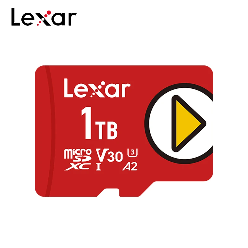 Lexar 512GB Memory Card V30 U3 A2 PLAY Micro SDXC Card UHS-I Card C10 A1 256GB Flash Card TF Card For Portable Gaming Device