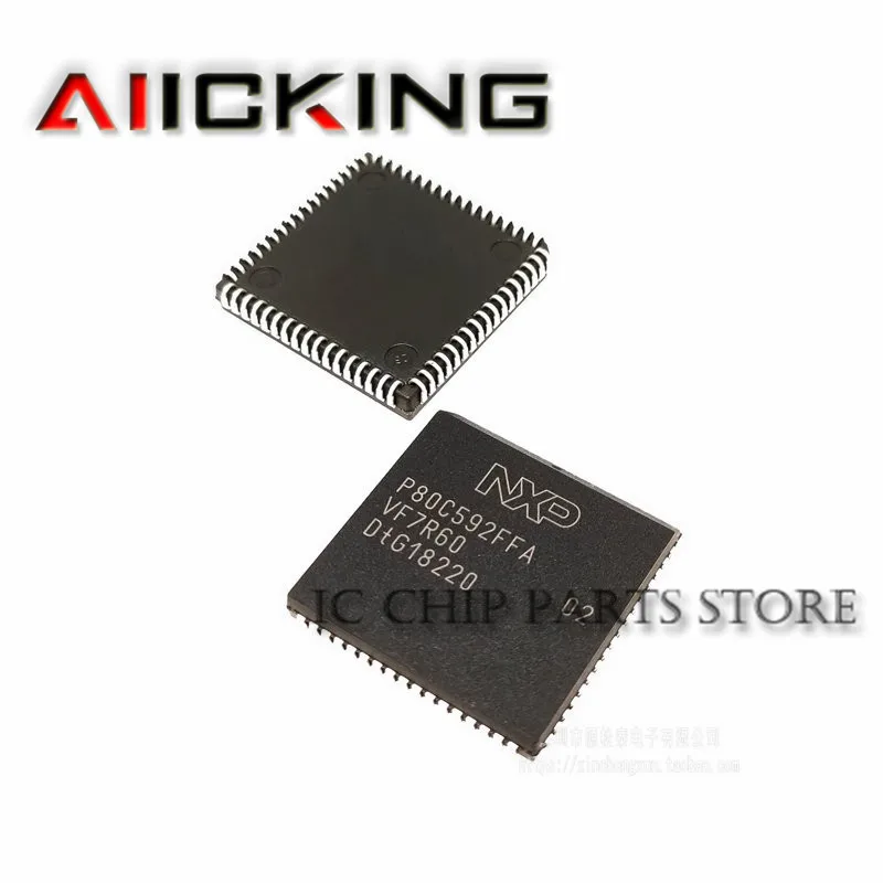 

P80C592FFA 2/PCS P80C592FFA P80C592 PLCC68 100% original in stock