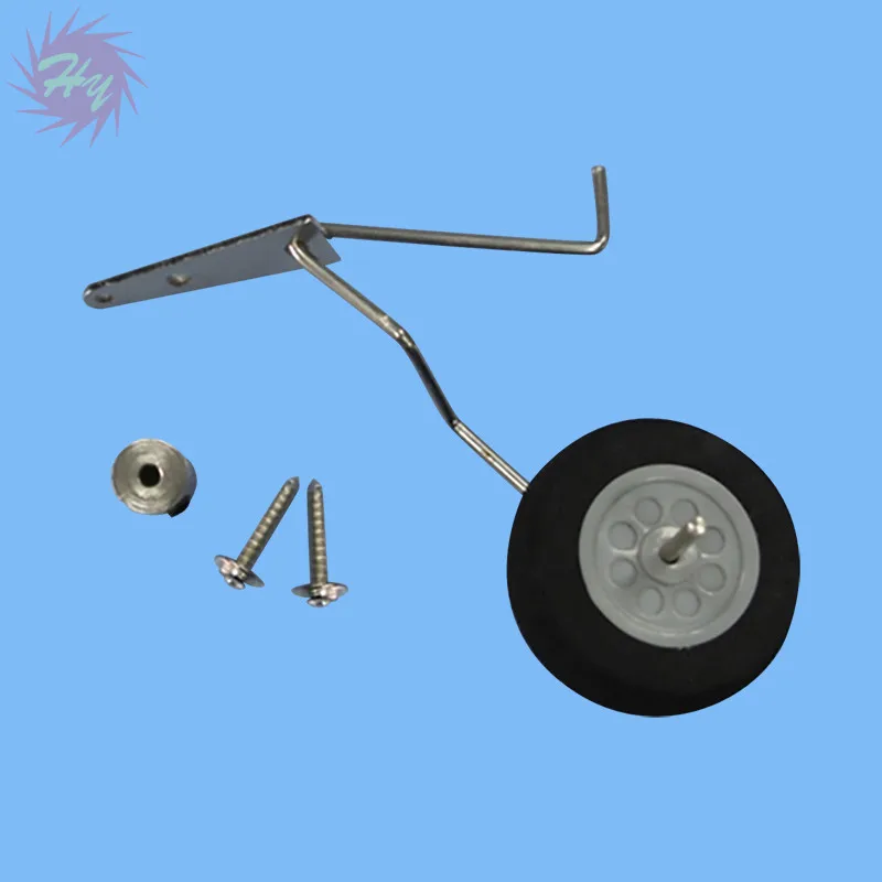 1set  Steerable Foam Tail Wheel Assembly For RC Airplane