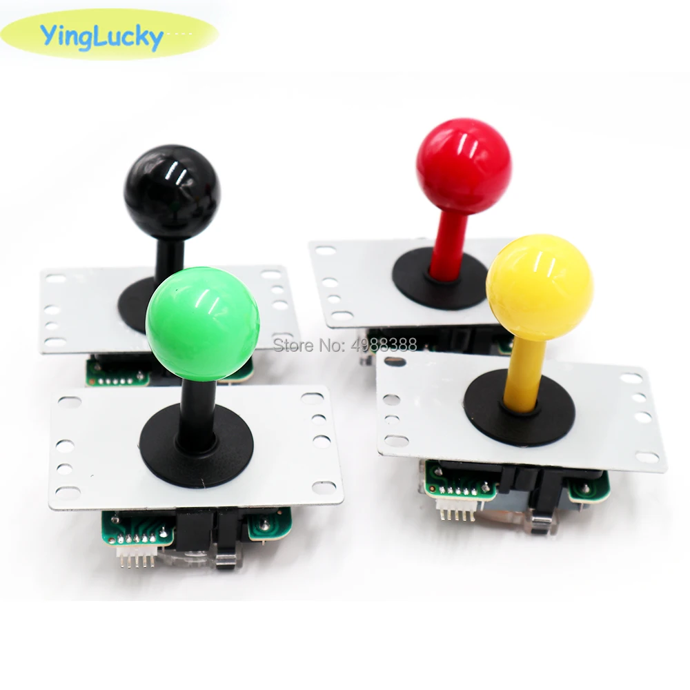 Arcade Classic Joystick 8 way 5pin game DIY Joystick red ball spare parts for Arcade game Yinglucky  jamma