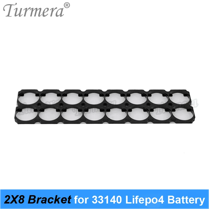 Turmera 33140 3.2V 15Ah Lifepo4 uchwyt wspornika baterii 2X8 plastikowa średnica 33.4mm do akumulatorów systemy magazynowania energii słonecznej