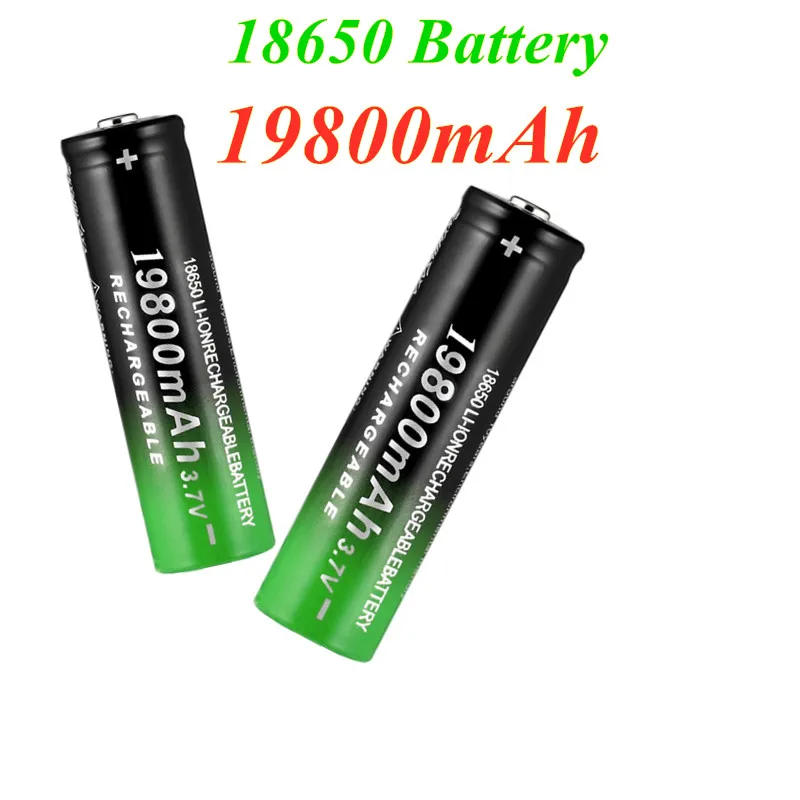 Nuova batteria 18650 3,7V 19800 mAh batera ricaricabile de li-ion para linterna LED Caliente Nueva de Alta Calidad