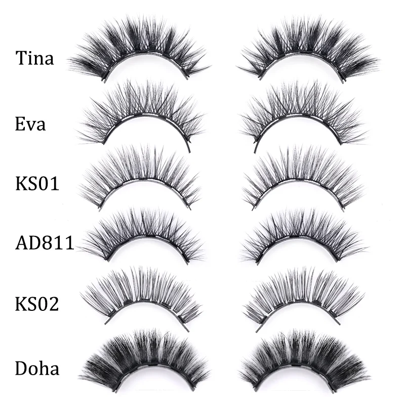 Magnetic Eyelashes 3D False Mink Eyelashes Magnet Magnetic False Eyelashes Professional Women\'s Makeup Tools