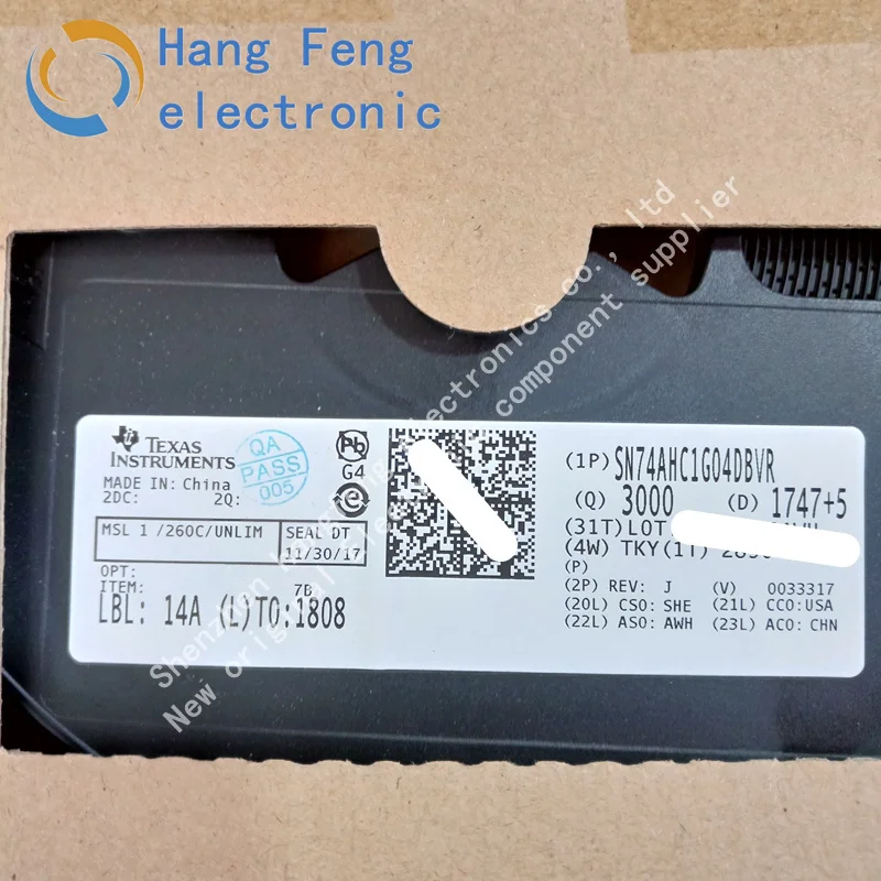 5PCS SN74AHC1G04DBVR SN74AHC1G04DBVT SN74AHC1G04 Mark A043 single way reverse gate SOT23-5 New original