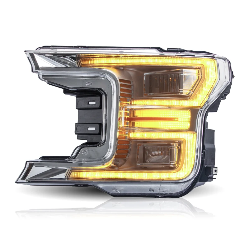 

Factory Full LED Fit for F150 2018 2019 Headlight assembly LED Head Light / Front Lamp With Sequential Indicator