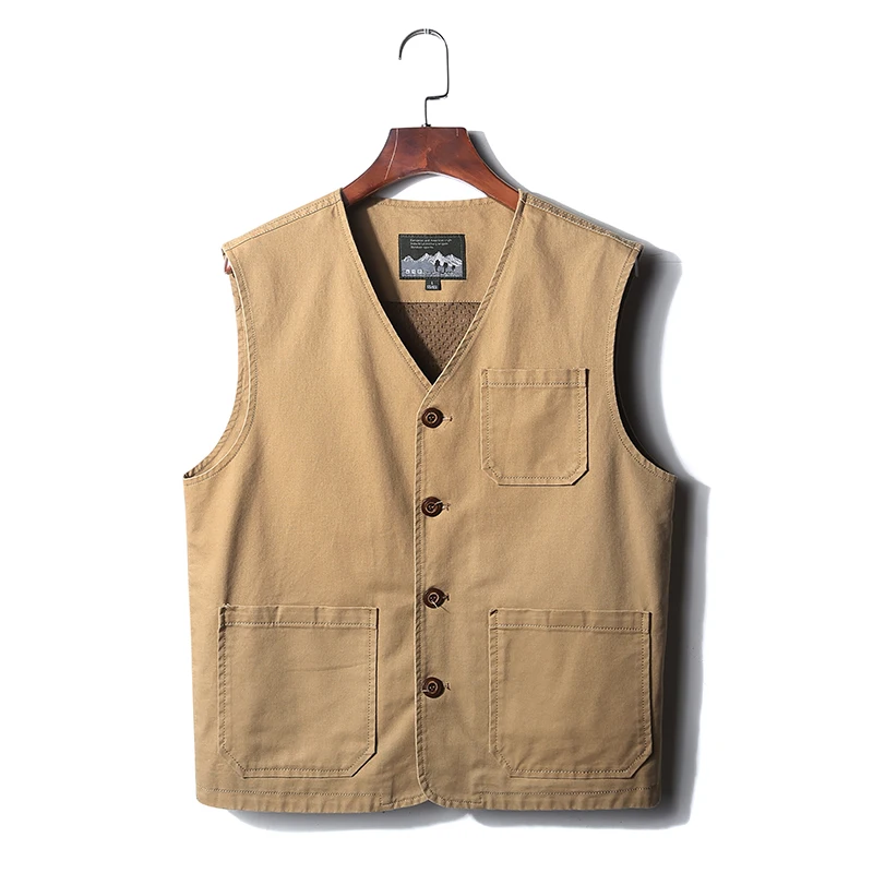 Men Sleeveless Vest Top Casual Multi-Pocket Loose Mesh Jacket Coat Outdoor Fishing Photographing Cameraman Waistcoat 8XL 7XL 6XL