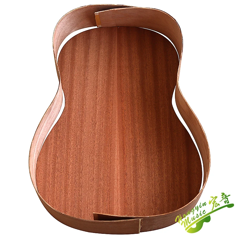 Beginners learn how to make Classical Guitar DIY Kit,solid spruce top board+sapele plywood back Side+okoume neck