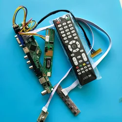 Kit For B154EW08 V1/V0 1280x800 Controller Board USB Remote LED Display HDMI-compatible LCD AV VGA Monitor TV LVDS Audio 15.4