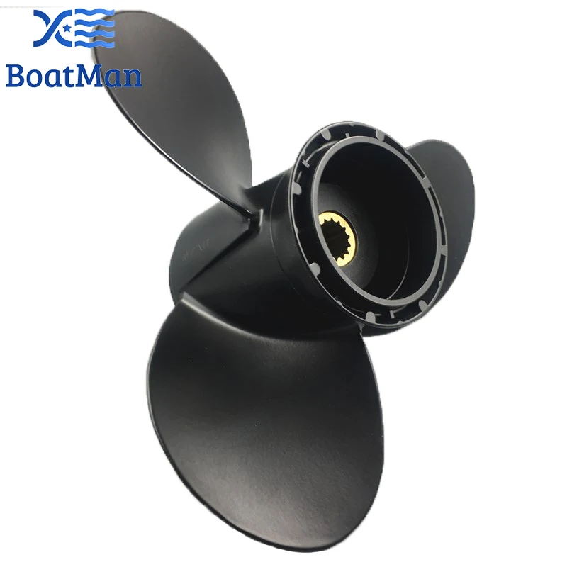 BoatMan® 10 1/4x13 Aluminum Propeller for Evinrude&Johnson 15HP 20HP 25HP 30HP 35HP Outboard Motor 10 Tooth Boat Accessories