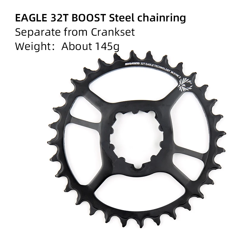 SRAM 12S 12 Speed NX SX EAGLE Chainring 30T 32T 34T 38T Steel Chain Wheel separate from crankset 6mm 3mm offset BOOST