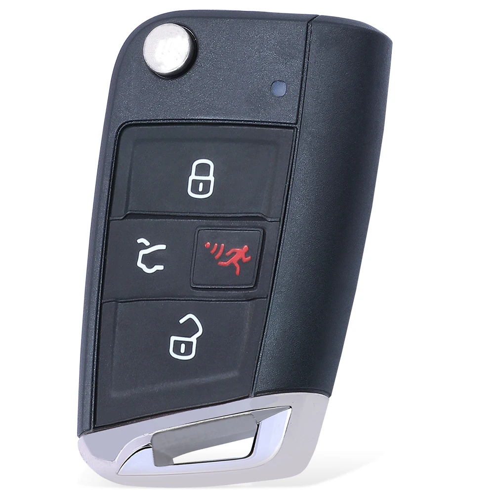 Keyecu 5G6959752BM 5G6 959 752 BM 4 Buttons 315Mhz OEM Smart Remote Car Key Fob for Volkswagen VW Prox Jetta 2020