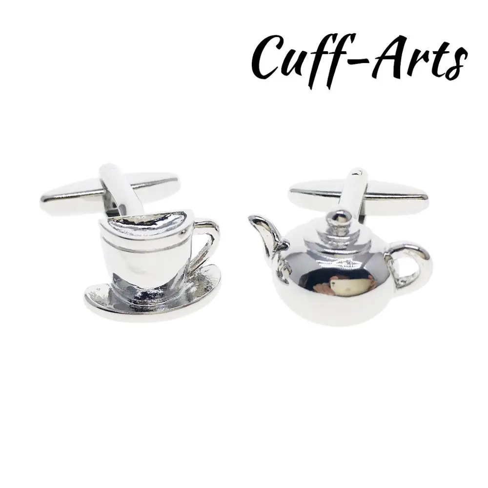 Cufflinks for Men Teacup and Teapot Cufflinks Gifts for Men Gemelos Gemelli Spinki by Cuffarts C10463