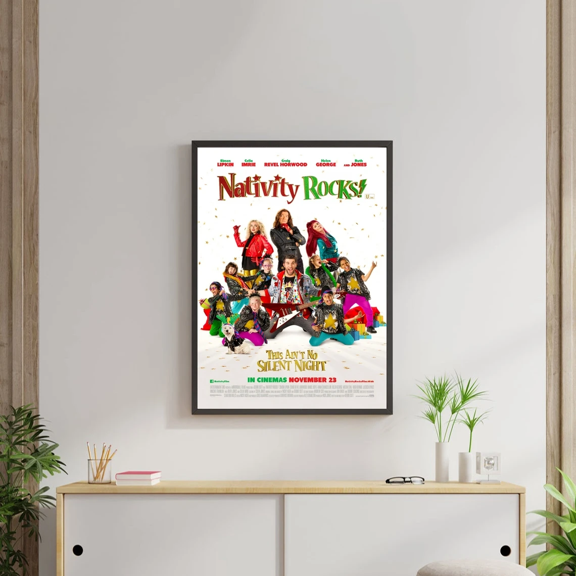 Nativity Rocks Movie Poster Art Print Canvas Painting Wall Pictures Living Room Home Decor (No Frame)