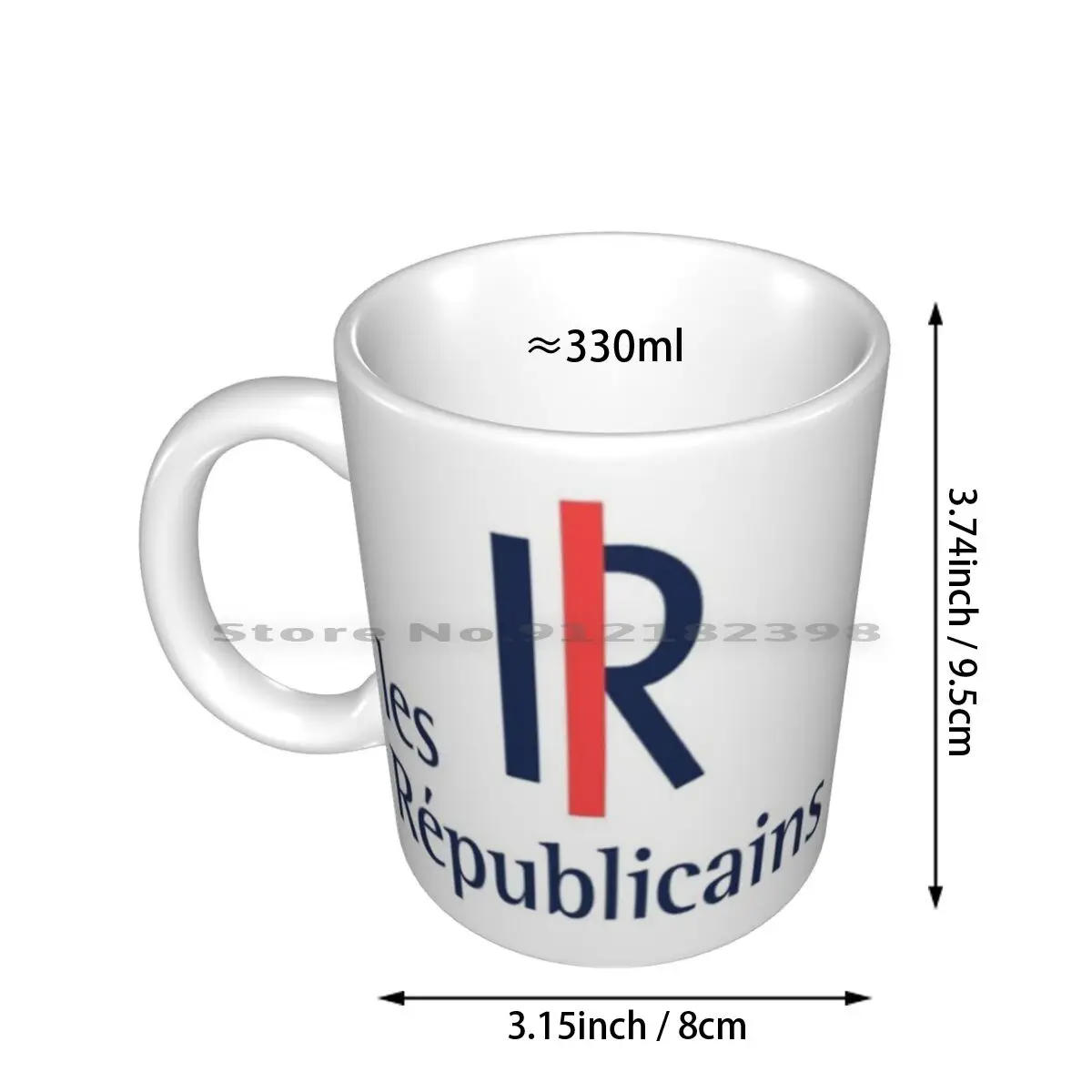 Les Républicains Ceramic Mugs Coffee Cups Milk Tea Mug Front National Les Républicains Parti Socialiste Les Verts Écologie