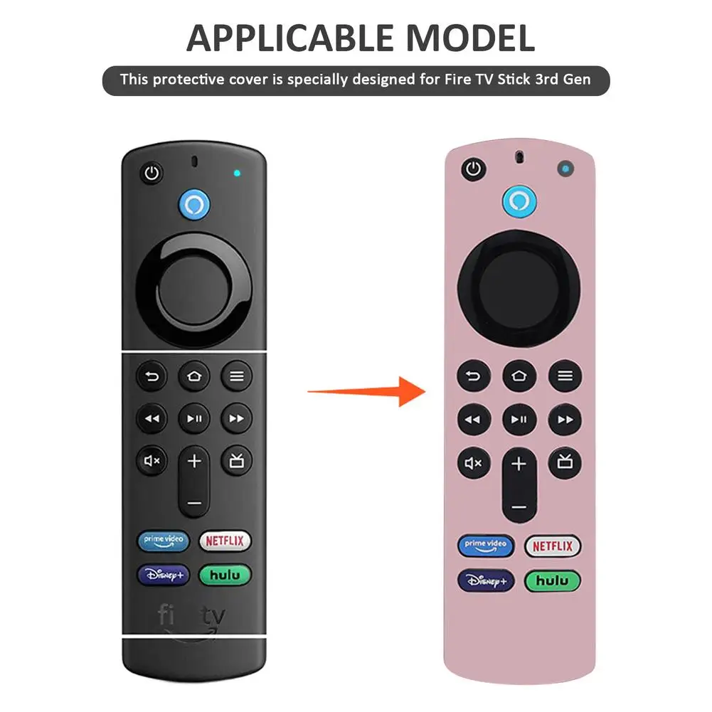 リモコン用防水シリコン保護カバー,耐衝撃性,リモコン,4k,3