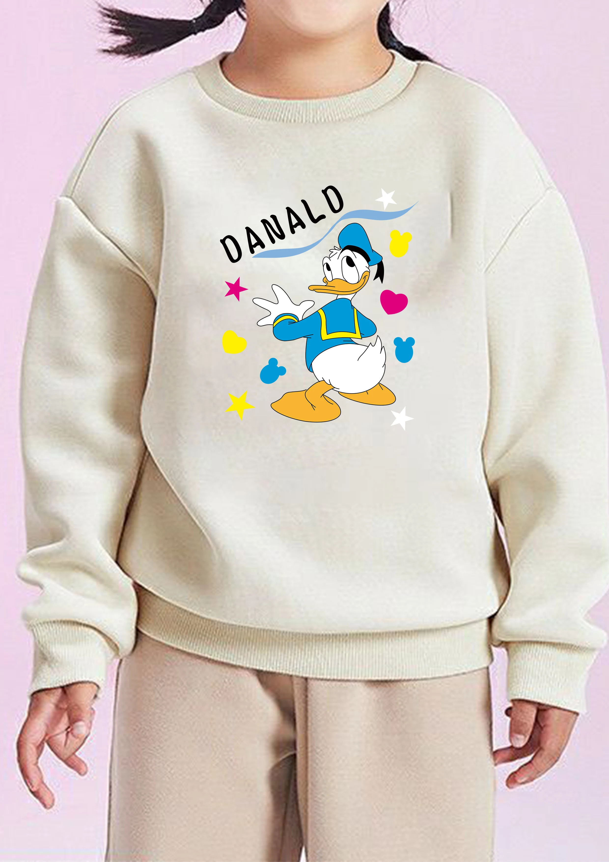 Classic cartoon lovely Donald Duck Daisy animation Heat Transfer for Clothing Printed Stickers Printed Decoration