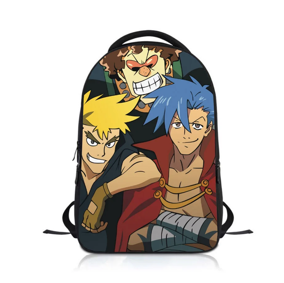 Anime Tengen Toppa Studenten Rucksack Schule Tasche Kinder Cartoon Rucksack Jungen Mädchen Rucksack Kinder Bookbag Satchel