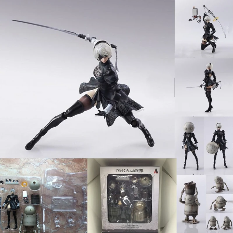 Sexy Kaine Automata No. 2 YoRHa NieR Replicant Gestalt Figure Type B 2B Action Figure Collection Model Toys  14cm