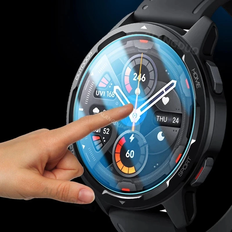 BEHUA 9H Protective Tempered Glass For Xiaomi Mi Watch Color 2 Color2 Sport Smartwatch Full Cover HD Clear Screen Protector Film