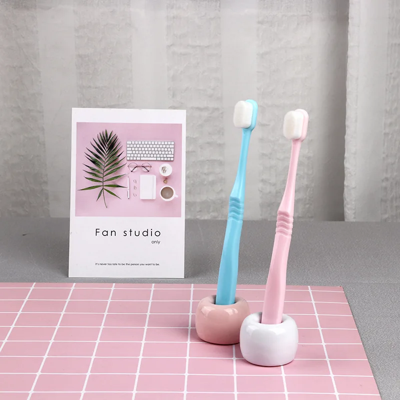 The latest toothbrush micro nano soft toothbrush pregnant women adult household small head ten thousand hair toothbrush