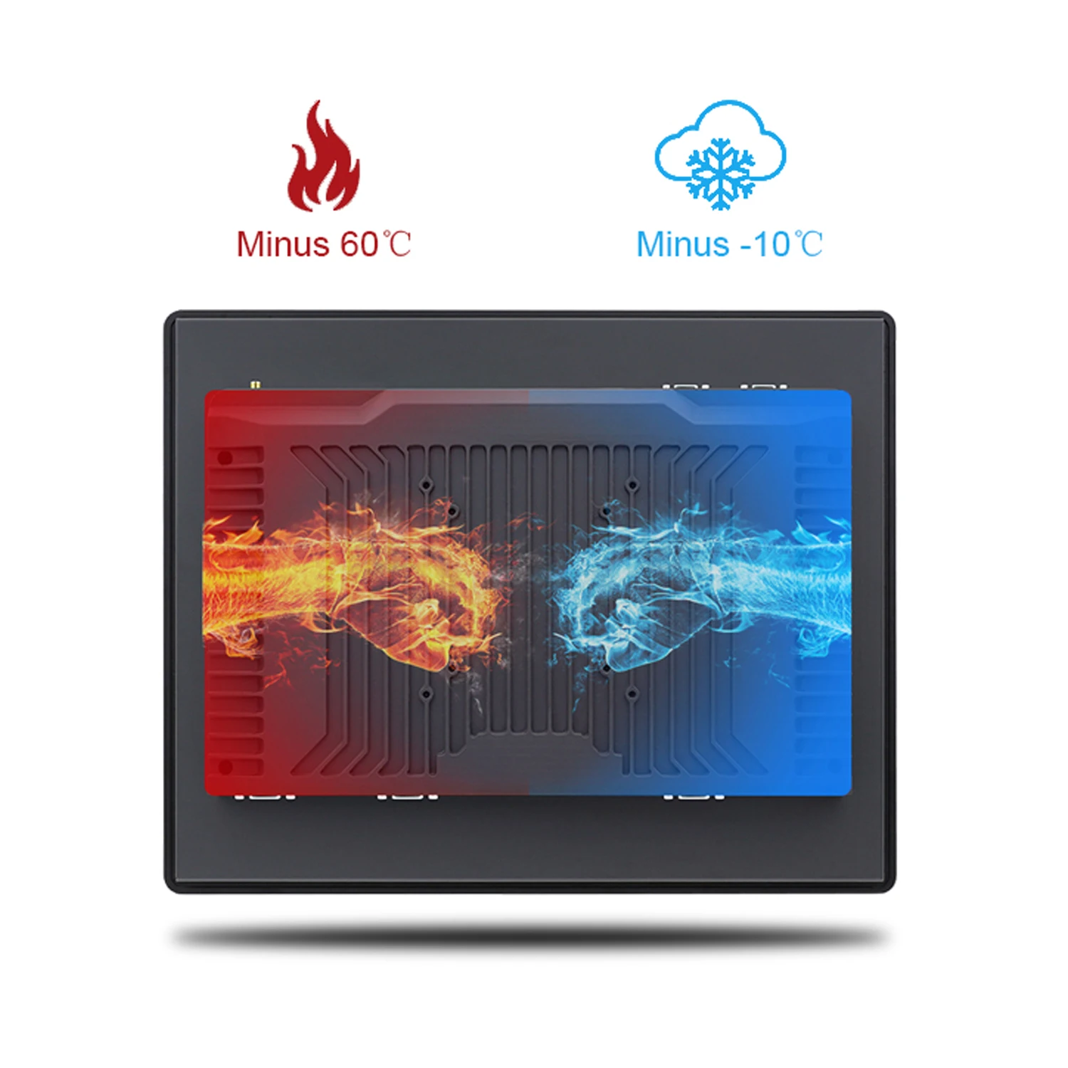 13.3 15 15.6 18.5 Inch Fully Enclosed Mini Monitor PC With Capacitive Touch Screen for Desktop Computer Display with VGA USB