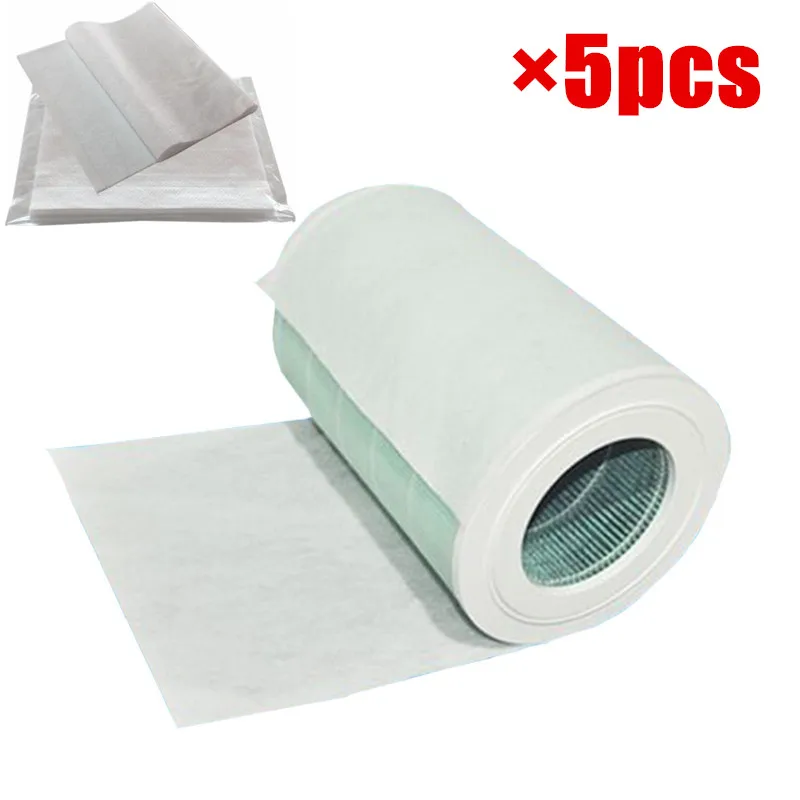 5Pcs 68X30Cm Electrostatic Cotton For Xiaomi Mi Air Purifier Pro / 1 / 2 Universal Brand Air Purifier Filter Hepa Filter Quality