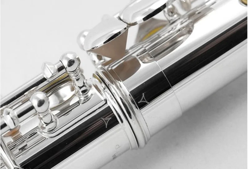 High Quality New flute music instrument 16 over FL211SL E-Key silver C Tune Flute playing Music professional level