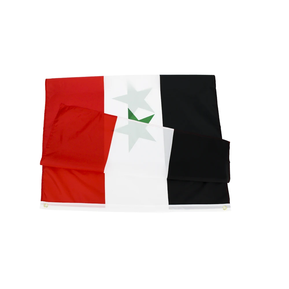 Yehoy hanging 90*150cm Syrian Arab Republic syria Flag For Decoration