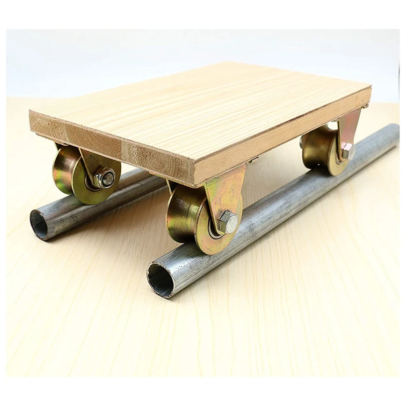 2 Pcs 2 inch U-Groove Track Wheel Sliding Door Roller for Inverted Track Rolling Gate Industrial Machines Wire Rope Rail