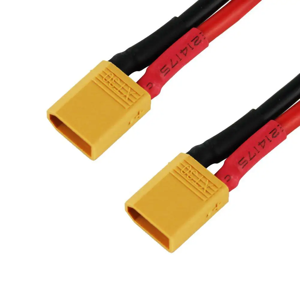 2PCS XT60 To 4mm Banana Plug 30cm Cable Charge Lead For Balance Battery Charger 4mm Banana Plug