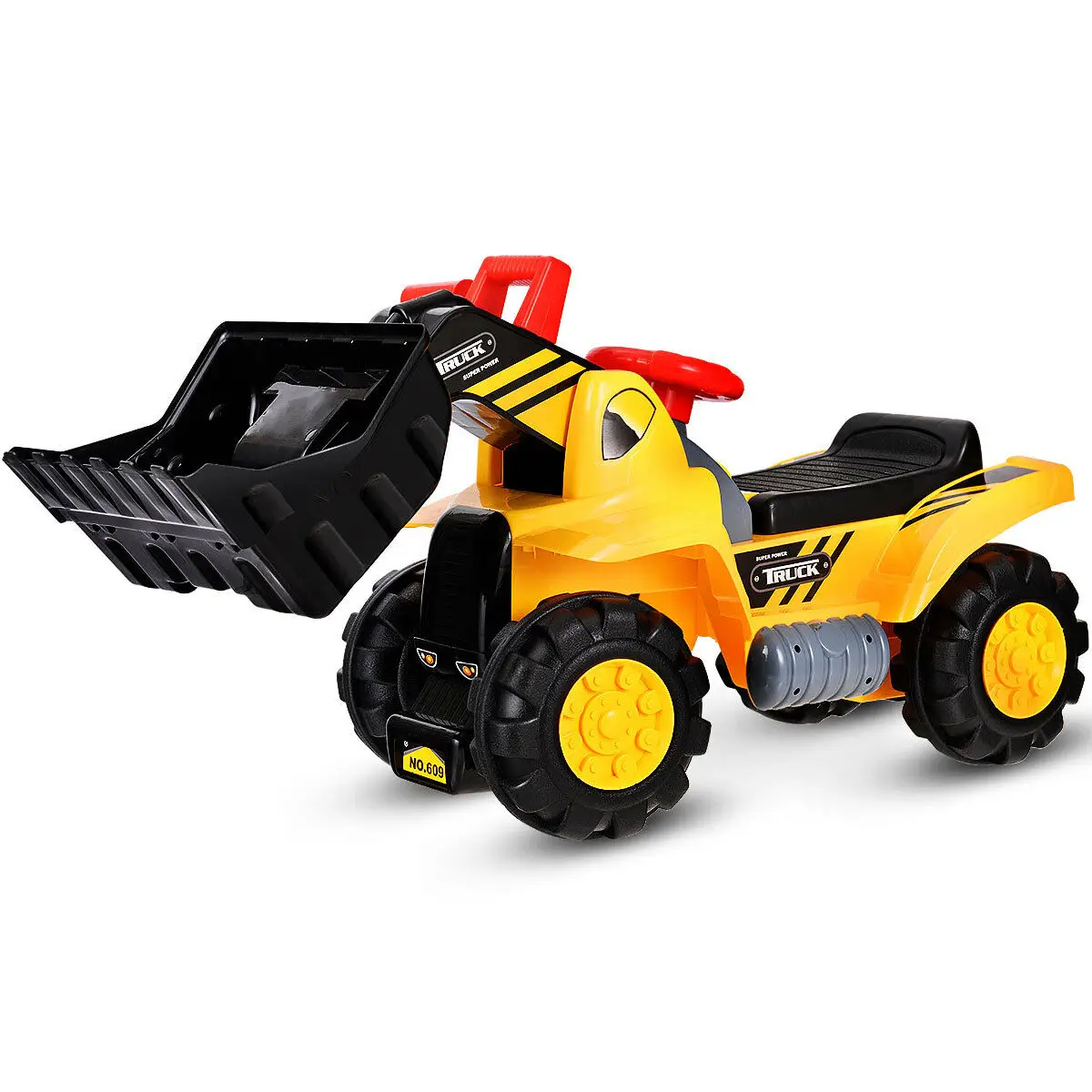 Kids Ride On Toy Truck Excavator Digger Truck Scooter  Toddler Birthday Gift