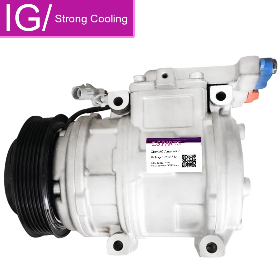 10pa17c AC Compressor For SsangYong Rexton Rodius ssanguyong Rexton 03-13 6651303011 6652300011 6651303111 6652300111 6652300211