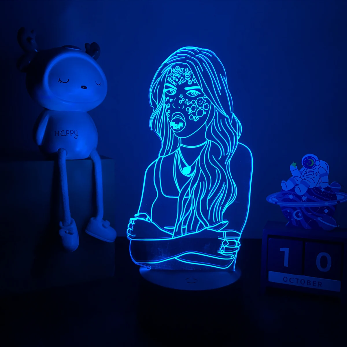 3d Night Light Singer Olivia Rodrigo Gift for Fans Bedroom Decor Table Lamp Celebrity Memorial Dropshiipng