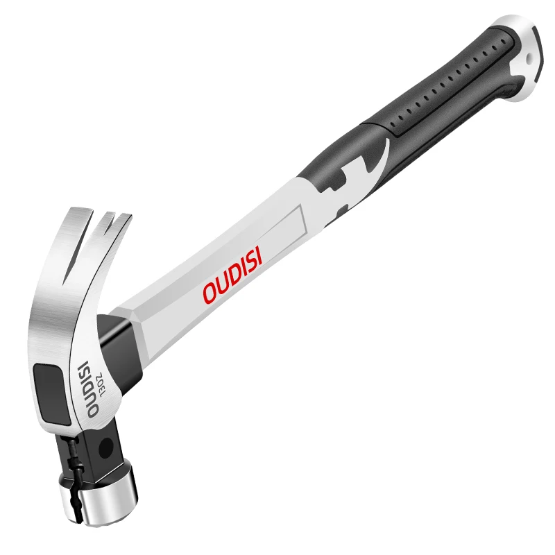 

OUDISI Heavy Claw Hammer 100Z/130Z Nail Hammer Tool Steel Woodworking Striking Tools Magnetic Automatic Nail Suction Hammer