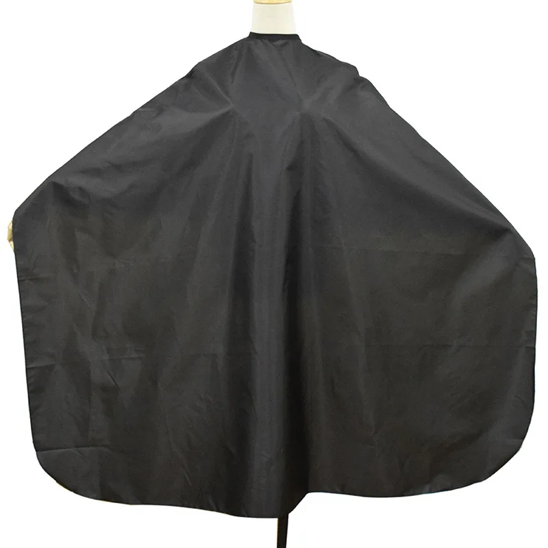 Button collar Black Haircut Cloth Hairdressing Anti-Static Salon Gown Hairdresser Apron Haircut Capes Barber Supplies