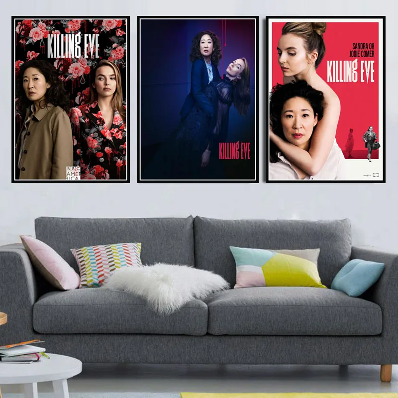 Poster And Prints Hot New Killing Eve USA TV Series Show Movie Gift Wall Art Canvas Oil Painting For Living Room quadro cuadros