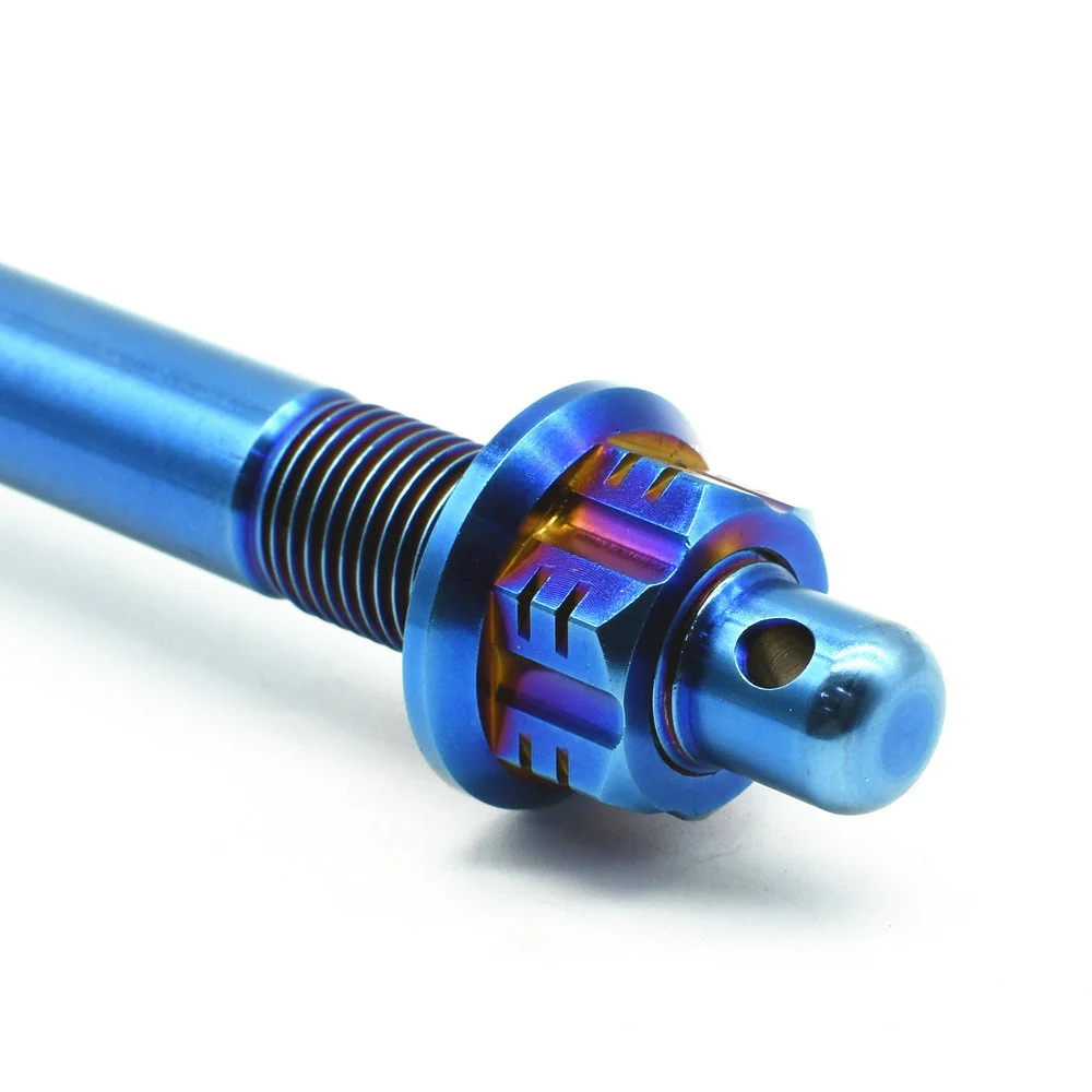 Perno de titanio para modificación de eje de motocicleta, tornillos Ti, sujetadores Ti, M12, tamaño de paso 1,25mm, X225, 235, 260, 280, 300, 330mm