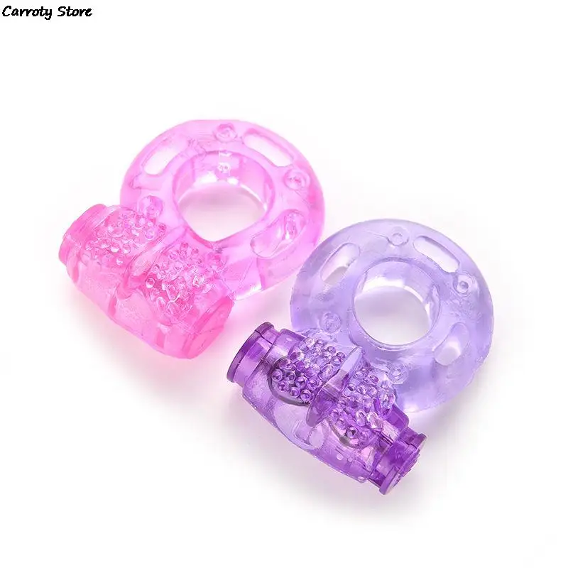 New Stretchy Butterfly Ring Silicon Vibrating Cock Ring Penis Rings Adult Sex Toys For Man Woman Relaxation Elastic Delay Ring