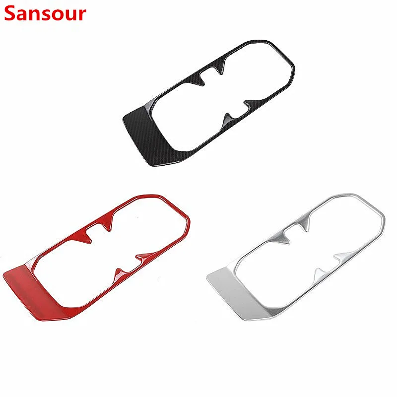 Sansour Car Front Drink Cup Holder Decoration Cover for Jeep Wrangler JL 2018 2019 2020 2021 2022 2023+ Car Interior Accessories