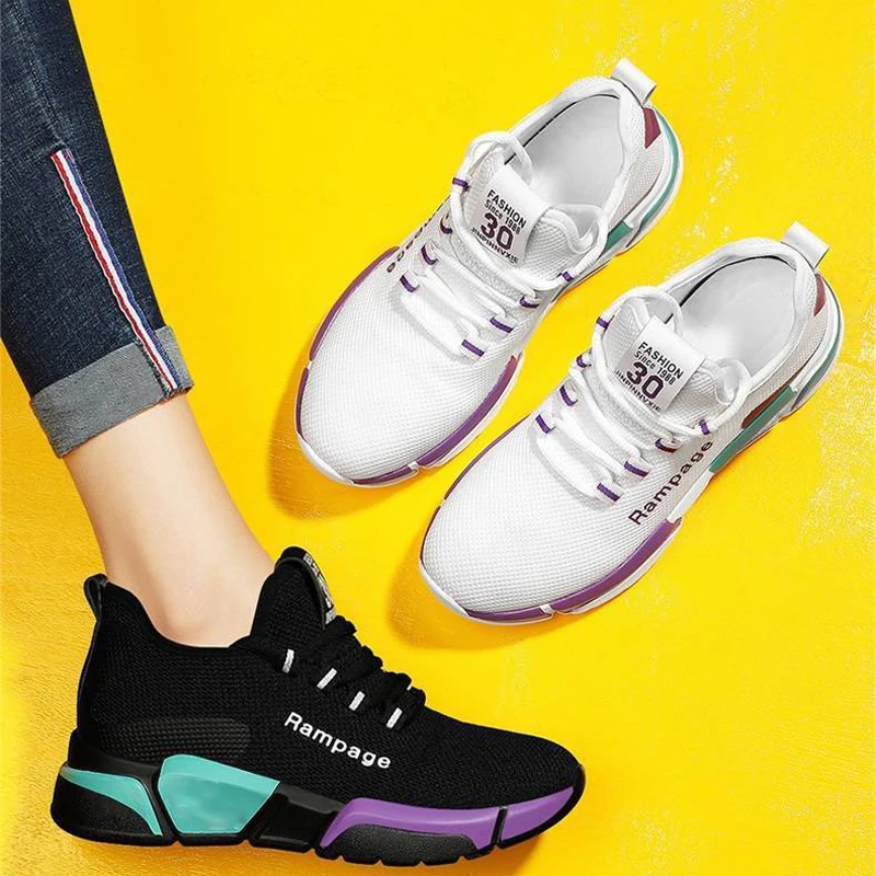 Colorful Running Shoes Woman Breathable Sport Shoes Summer Jogging Mesh Sneakers Air Female Casual Outdoor Trainers Size 36-40