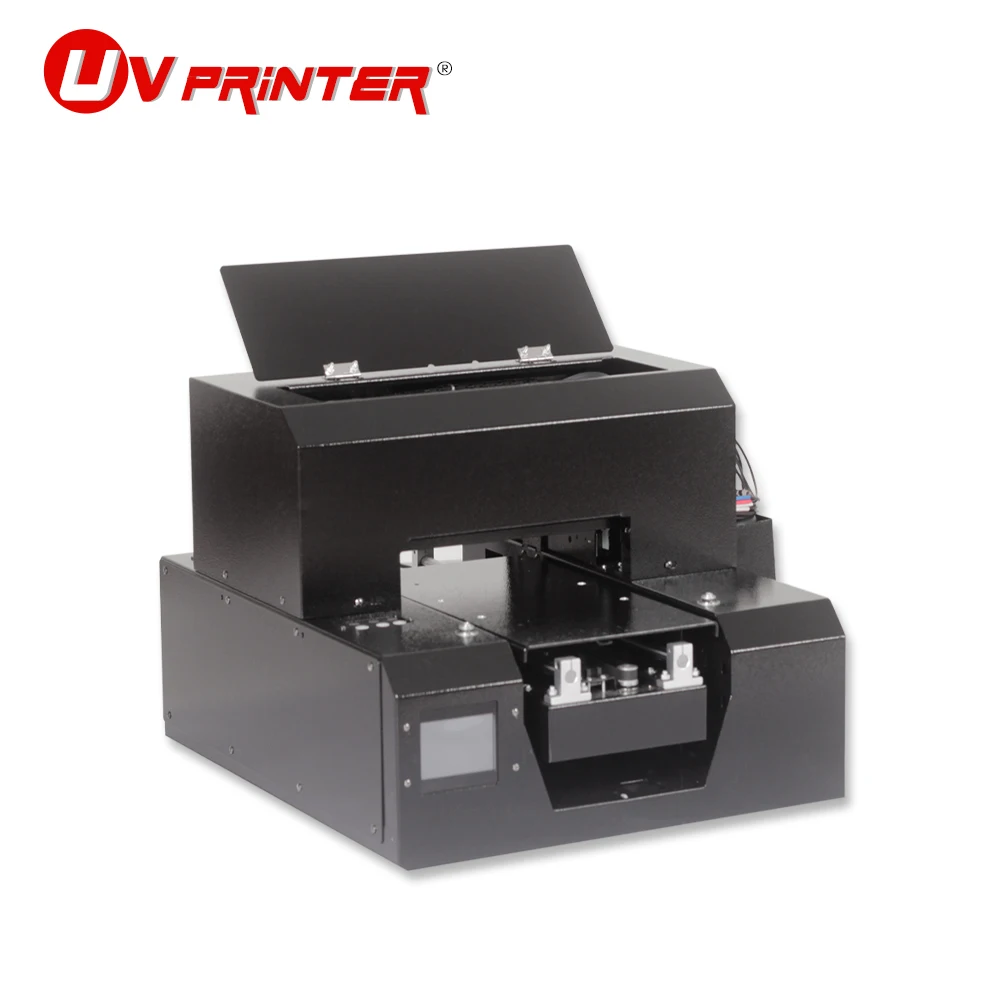 

Fully automatic UV printer A4 Led flat bottle with ink for mobile phone case wood glass 3D embossing effect printing