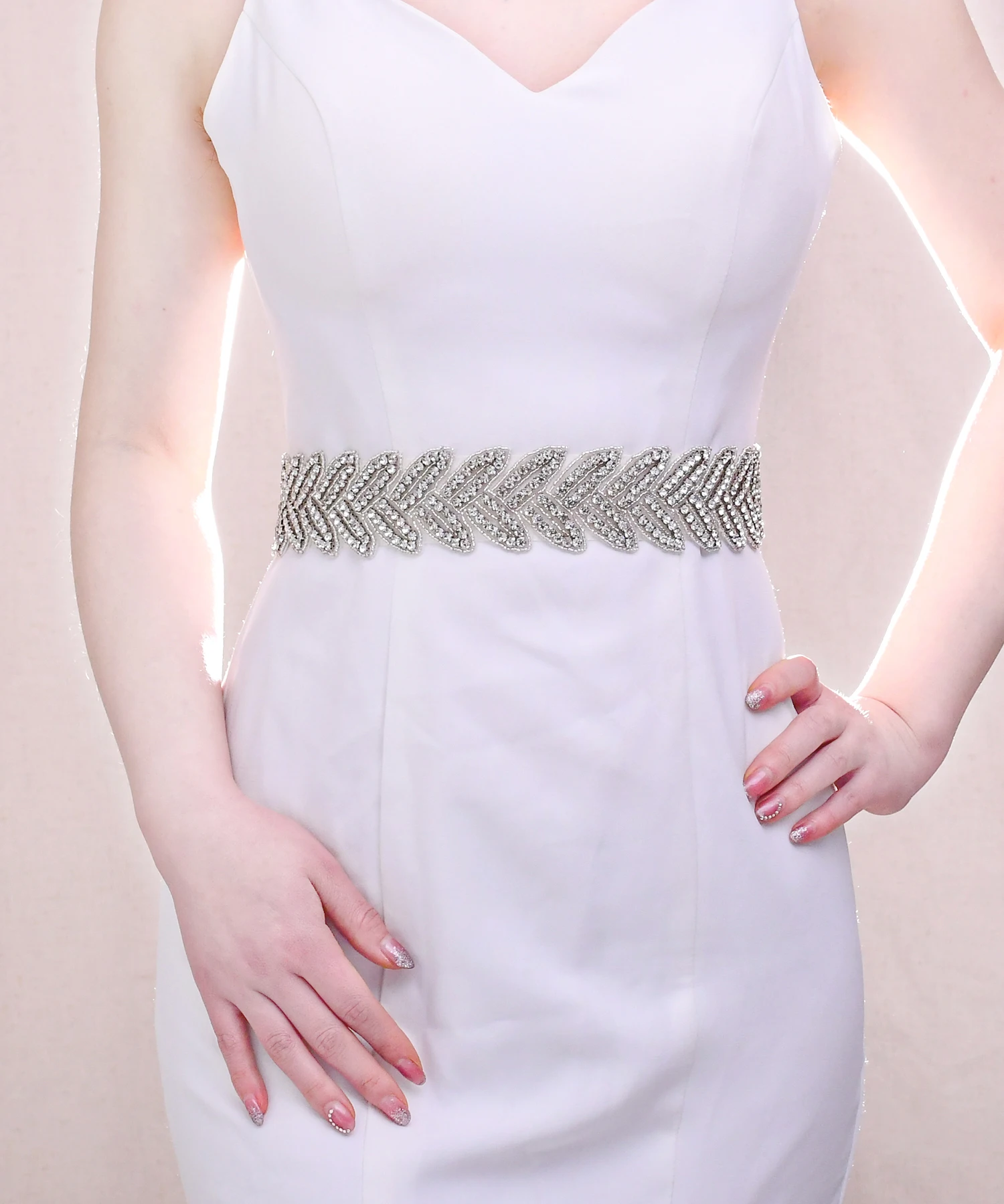 Luxury Rhinestone Belt Wide Bridal Belts for Women Diamond Belt Shinny Jewelry Belt for Plus Dress Shinny Belt For Bridesmaids