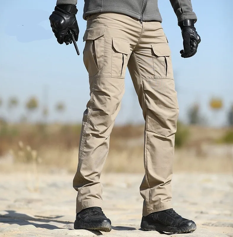 Water Proof Men Cargo Pants With Pockets New Special Force Training Pants Tactical New Cargo Pants Men Elastic Outdoor