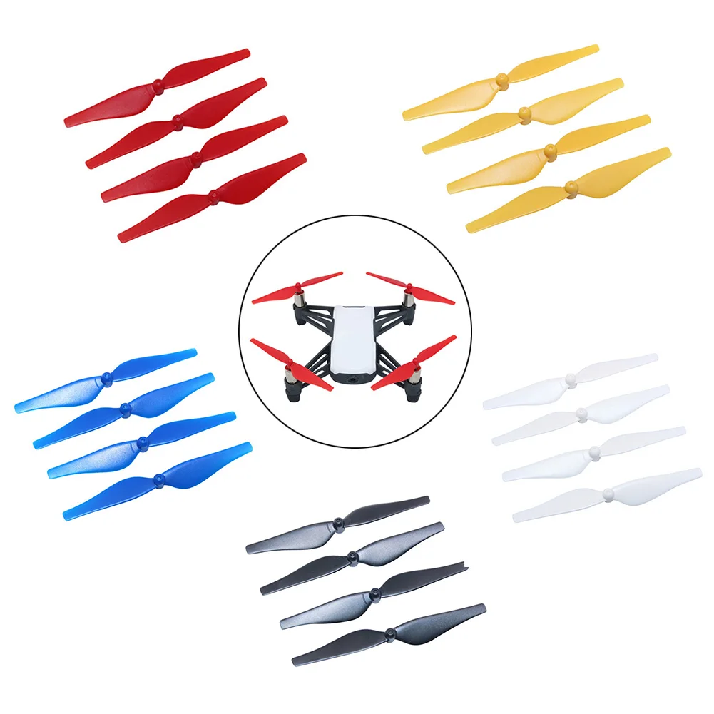 4PCS Remote Control Propeller Hot Sell Toy Parts High Quality Colorful Propellers For DJI Tello Drone Blade Accessories Parts