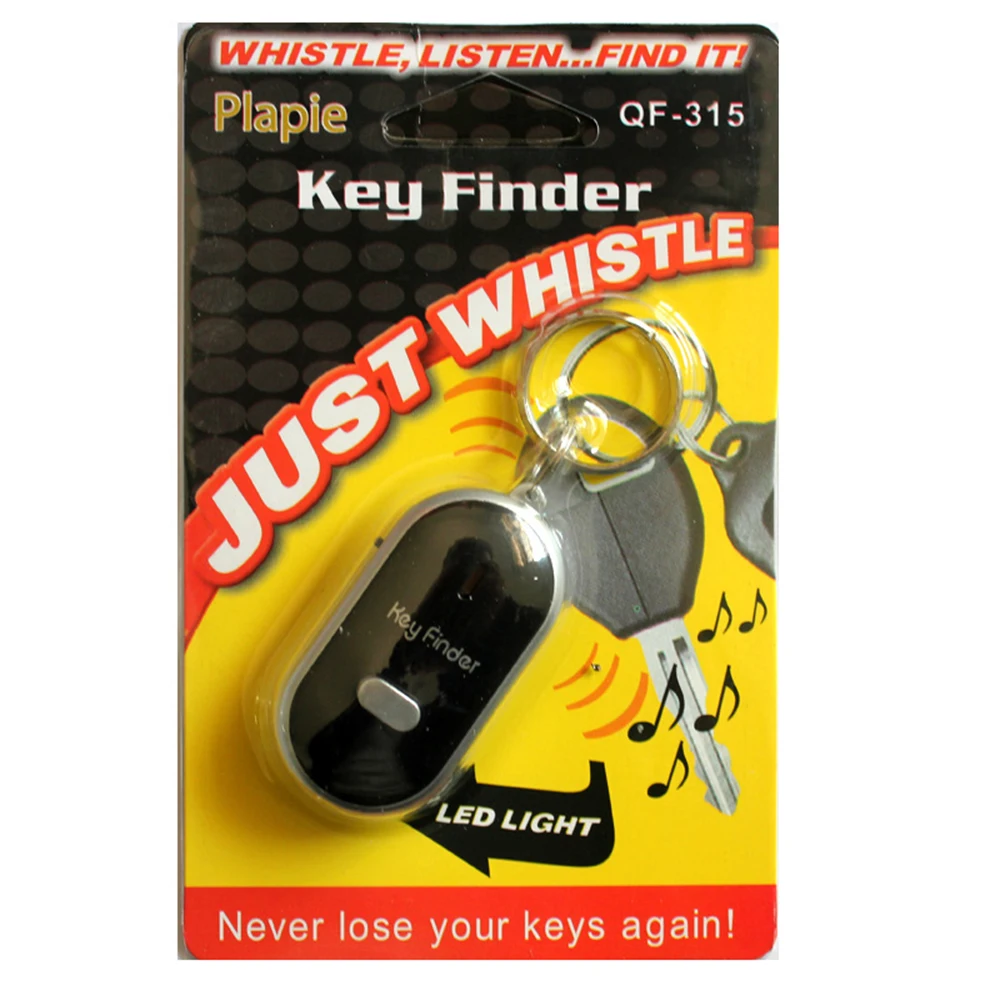 Mini Whistle Key Finder Flashing Beeping Remote Lost Kids Key Finder Locator Keyring  Child Alarm Reminder Drop Shipping