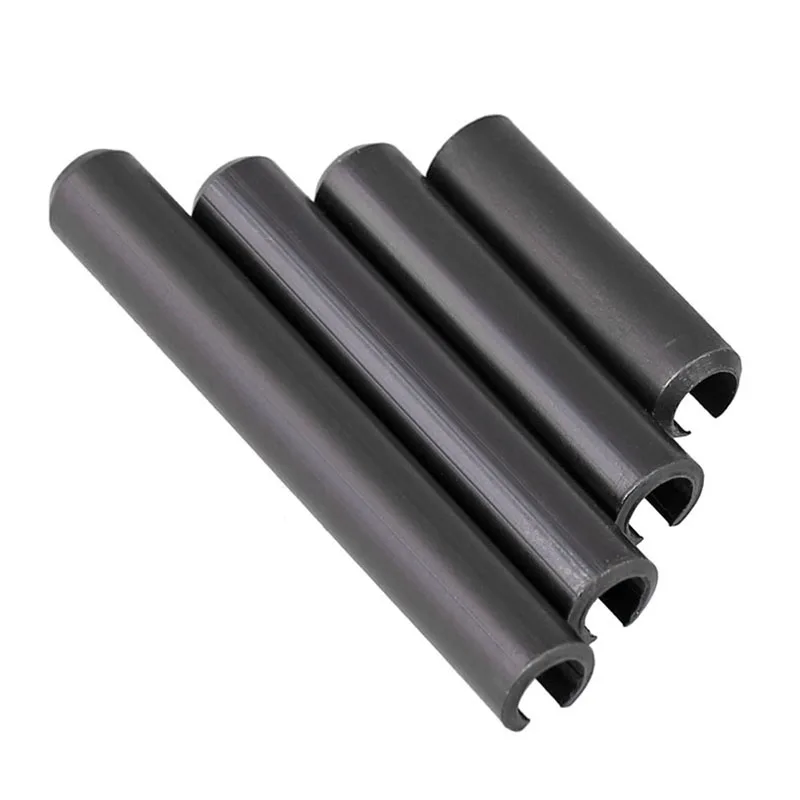 M1.5 M2 M2.5 M3 M4 Black Elastic Split Pin  Spring Cylindrical Pin  Cylindrical Hollow Dowel