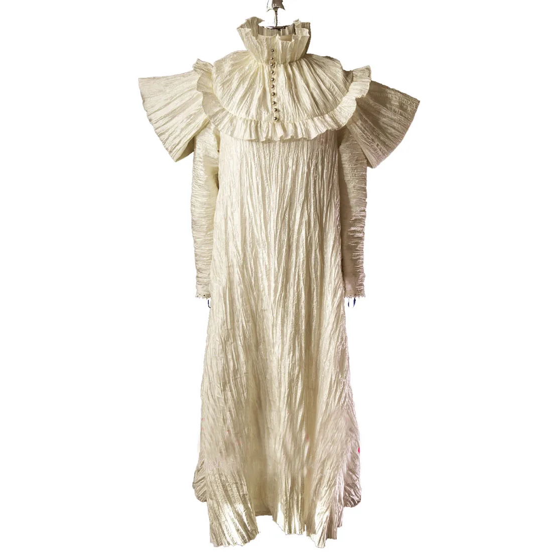 2025 قرمزي الذروة فستان الهالوين التأثيري