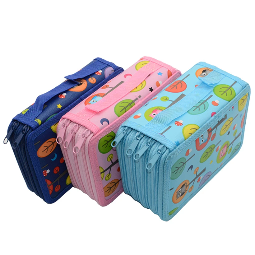 pencil case estojo escola material school supplies trousse scolaire stylo astuccio 4/3/2 Layers cute cat Pencilcase penbag pouch